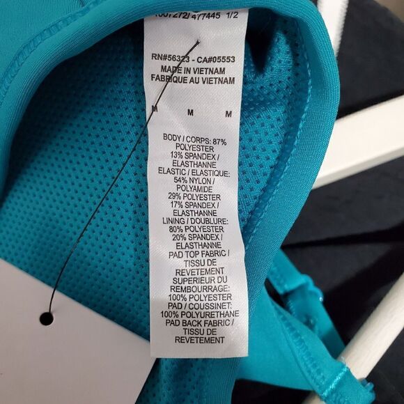 Nike Women's Sz Medium Sports Bra Dri-FIT Indy Yoga Light-Support DD1407-356 NWT - Picture 7 of 8